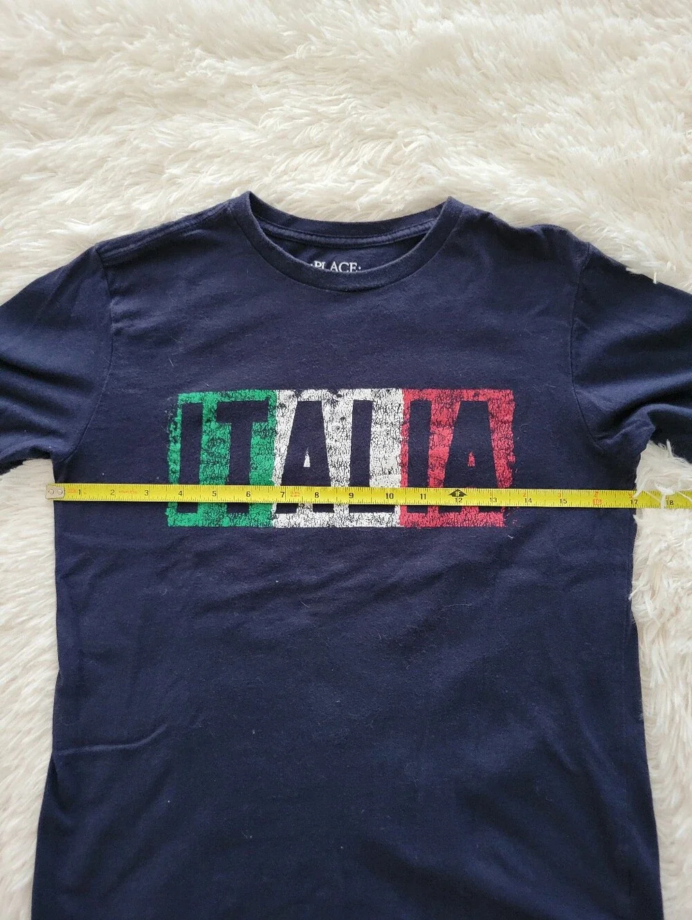 Children's Place Italia Graphic T-Shirt Navy Youth L